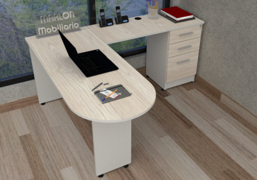 Escritorio Secretarial Mod. Bala