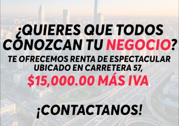 Renta de espectacular