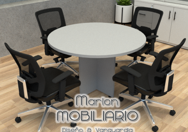 Mesa de juntas redonda de 120