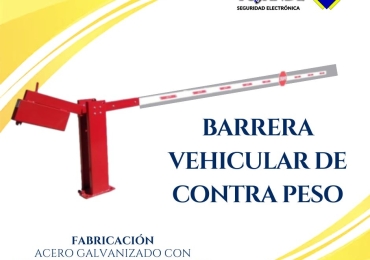 BARRERA MANUAL PARA CONTROL DE ACCESO VEHICULAR TOJANDE