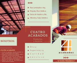 Cuatro Acabados… a toda Madera !,