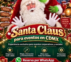 Renta de Santa Claus en tus fiestas, eventos y posadas.