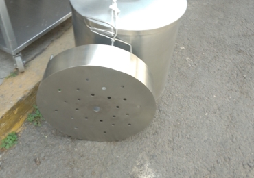 Vaporera de acero grado alimenticio