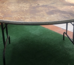 Set de 10 mesas tablon pleglable para eventos
