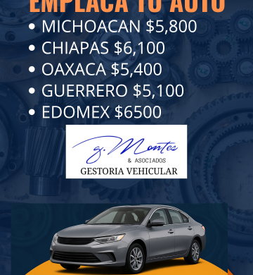 Emplaca tu vehiculo