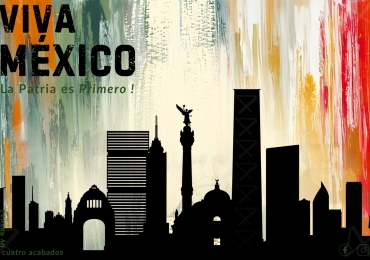 Cuatro Acabados grita -Viva México –  La Patria es Primero ! de 4akva2
