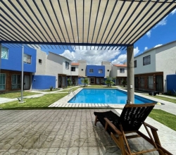 Venta casa en condominio con Alberca y Palapa en Temixco Morelos