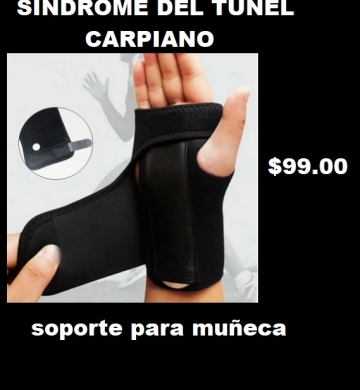 GUANTE SINDROME TUNEL CARPIANO