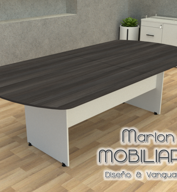 Mesa de juntas curva 240