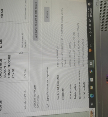 PC de escritorio Lenovo