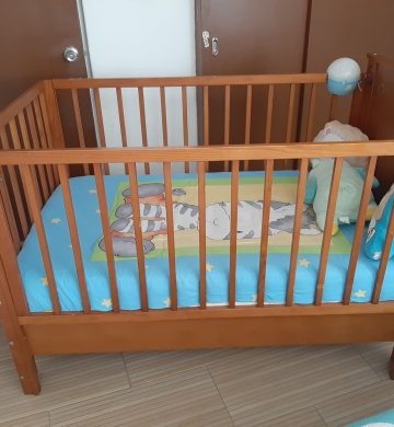 Hermosa Cuna Madera Fina