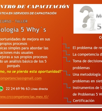 CURSO CAPACITACION METODOLOGIA DE TRABAJO 8D, 8 DISCIPLINAS