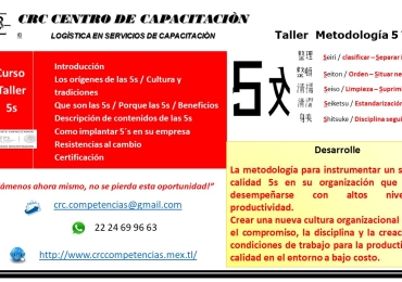 CURSO CAPACITACION METODOLOGIA DE TRABAJO 5S