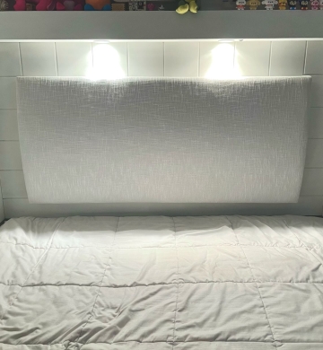 CABECERA KING SIZE CON LUZ