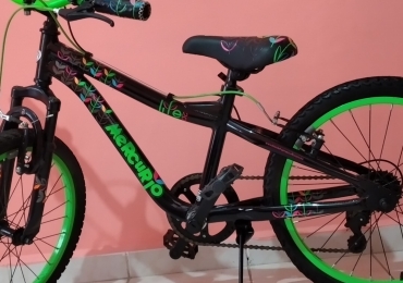 BICICLETA VELOCI MERCURIO –5 Cambios y 20 de Rodada.  Semi-nueva.  Precio $1,500.