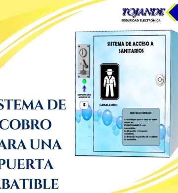 CAJA DE COBRO PARA UNA PUERTA ABATIBLE TOJANDE