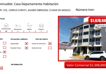 Departamento COLONIA, CORUS CRISTI – RECUPERACIÓN INMOBILIARIA
