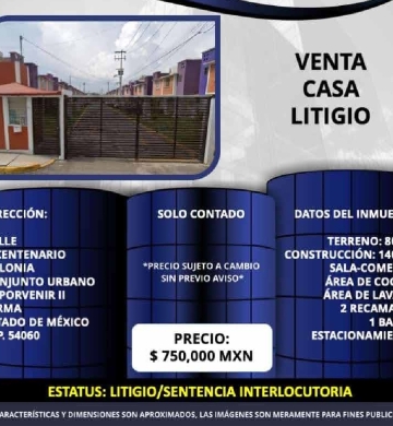 CASA EN CONDOMINIO HORIZONTAL