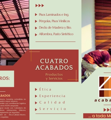 Cuatro Acabados… a toda Madera !,