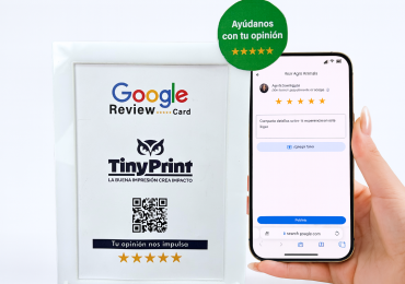 Google Review Card Tiny Print
