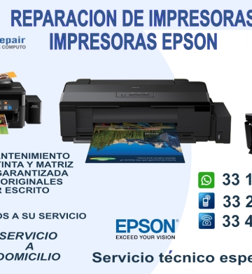 EPSON REPARACION DE IMPRESORAS, SERVICIO A DOMICILIO