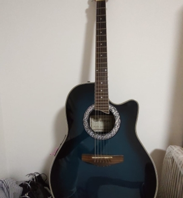 GUITARRA ELECTROACUSTICA CARAYA AZUL $4,000