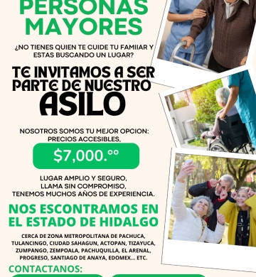 ASILO EN PACHUCA HIDALGO.