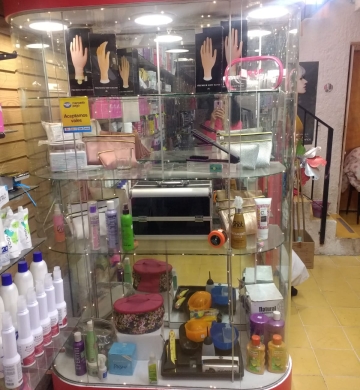 Vitrina – aparador para exhibición de celulares, joyas, accesorios