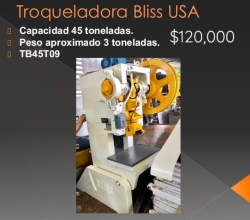 TROQUELADORA BLISS USA