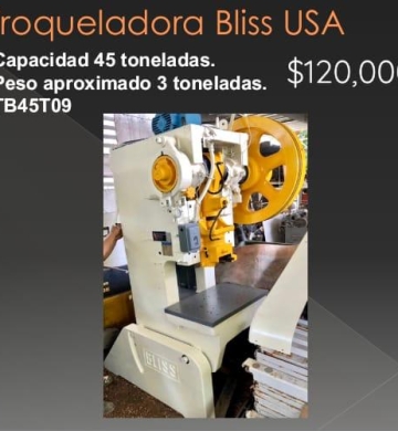 TROQUELADORA BLISS USA