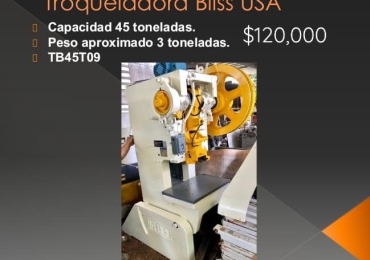 TROQUELADORA BLISS USA