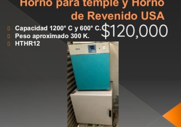 HORNO PARA TEMPLE Y HORNO DE REVENIDO USA
