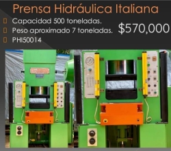 PRENSA HIDRÁULICA ITALIANA