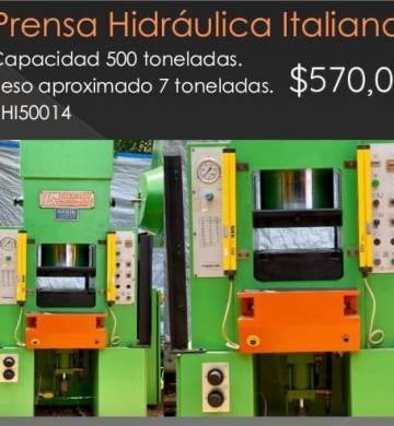 PRENSA HIDRÁULICA ITALIANA
