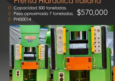 PRENSA HIDRÁULICA ITALIANA