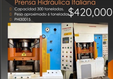 PRENSA HIDRÁULICA ITALIANA