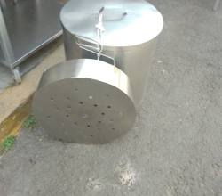 Vaporera de acero grado alimenticio