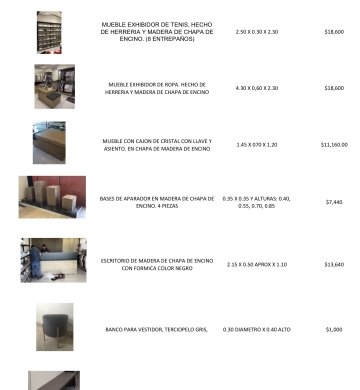 Muebles seminuevos a precio de remate