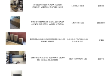 Muebles seminuevos a precio de remate