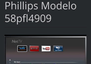 Pantalla plana de 58 pulgadas Mca. Phillips
