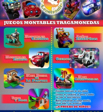 VENTA COMISION REPARACION DE MAQUINAS INFANTILES TRAGAMONEDAS