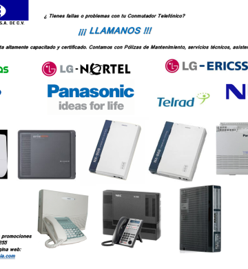 REPARACIÓN DE CONMUTADORES PANASONIC