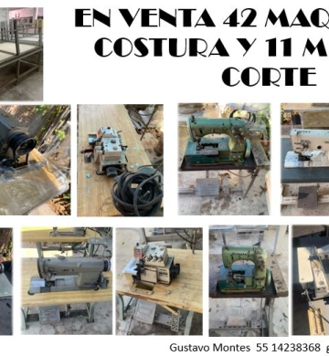 Venta de maquinaria taller de costura, tela y pantalones