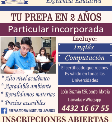 ESTUDIA TU PREPA EN 2 AÑOS