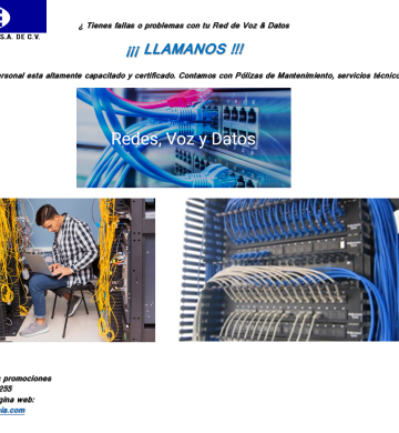 INSTALACIÓN DE REDES DE VOZ y DATOS