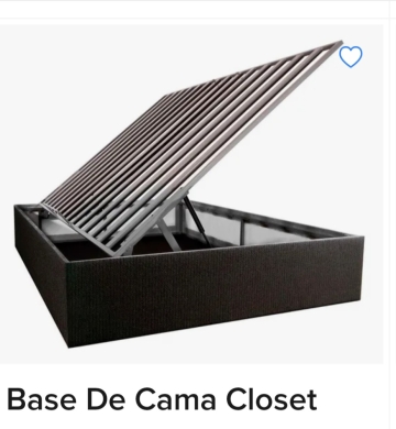 Cama tipo baul y colchón