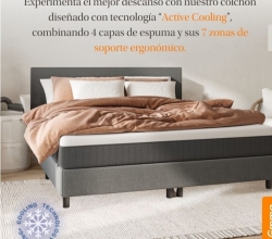 COLCHÓN “EMMA” GEL AIRGRID ELITE COOLING QUEENSIZE NUEVO desempacado. Nunca usado, MXN $10,000.-