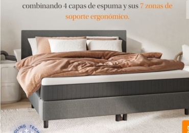 COLCHÓN “EMMA” GEL AIRGRID ELITE COOLING QUEENSIZE NUEVO desempacado. Nunca usado, MXN $10,000.-