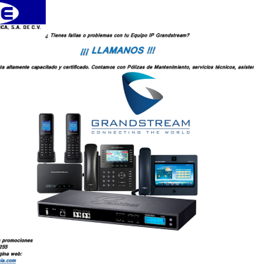 SERVICIO PARA CONMUTADORES IP UCM