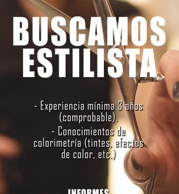 ESTILISTA CON EXPERIENCIA EN TINTES